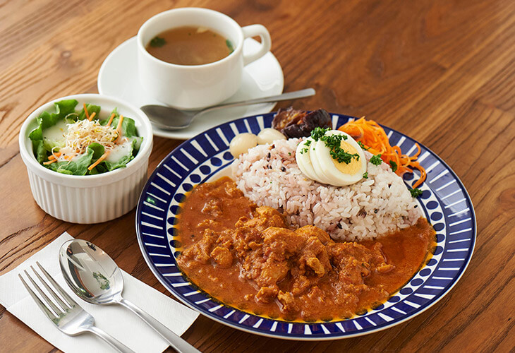 和風だしのチキンカレー